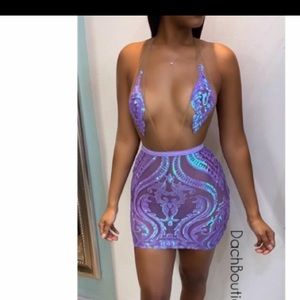 Beautiful Party Dress with custom detail added